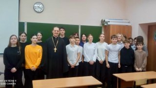 Встреча со священником в школе №2 города Фрязино — фото 2
