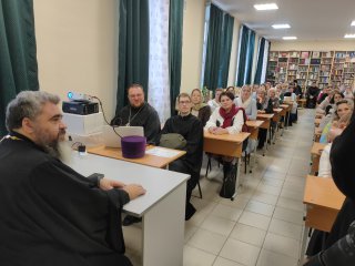 Открытие Рождественских образовательных чтений в Никольском храме города Орехово-Зуево — фото 2