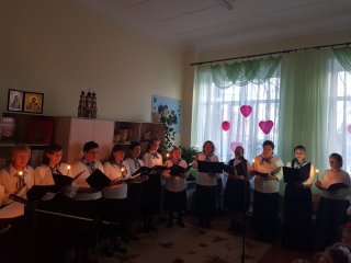 Концерт ко Дню матери в воскресной школе при Богородицерождественском храме деревни Савостьяново