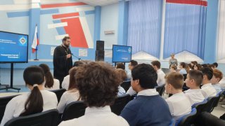 Встреча со священником в МБОУ СОШ №1 г. Балашиха