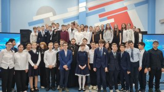 Встреча со священником в МБОУ СОШ №1 г. Балашиха — фото 2