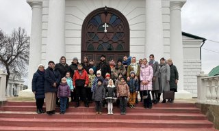 Экскурсия воспитанников лицея №2 в Богородицерождественском храме деревни Саурово