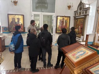 Экскурсия для учащихся МБОУ "СОШ №1" в Успенском храме деревни Войново-Гора — фото 3