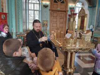 Экскурсия в Троицкий храм с. Шарапово для учеников МБОУ «Коробковский лицей — фото 3