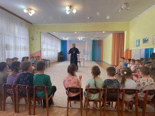 Занятие в детском саду № 11 г. Шатура