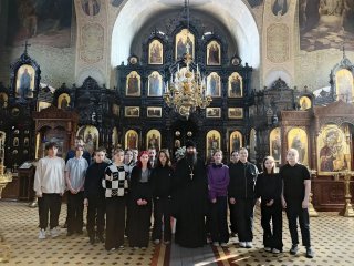 Посещение храма Вознесения Господня учащимися МОУ СОШ №18 в Павловском Посаде